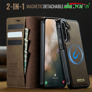 Magsafe Detachable Leather Phone Case for Samsung Galaxy A17 5G A16 LTE A56 A55 A15 A14 4G A54 A04s A13 A53 A52 A52s Luxury Card Insertion Slot Bag Flip Magnetic Cover Casing