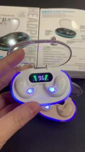 หูฟังไร้สายขนาดเล็ก 100% หูฟังบลูทูธแบบเกี่ยวหู หูฟังสำหรับเล่นกีฬา นอนหลับ หูฟังสเตอริโอ HiFi สำหรับสมาร์ทโฟน