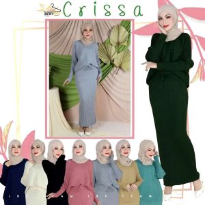 READY STOCK🇲🇾✔️SET CASUAL KNITWEAR CRISSA