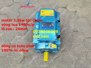Motor điện TAFACO điện cơ toàn phát 100% lõi đồng công suất 2hp tua chậm