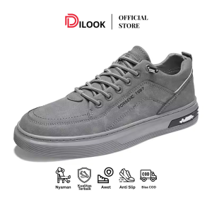 DILOOK S065 Sepatu Sneakers Pria Sepatu Fashion Sporty Shoes Sepatu Kuliah Kerja Cowok Keren