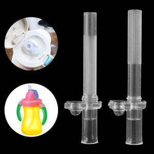 Clear Anti-spray Baby Straw for Toddlers BPA Free 2 Options No Spill Straw Anti-leak Straw For Toddlers Spill Proof