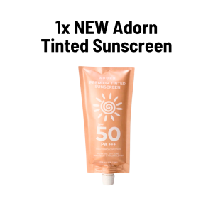 ADORN Sunscreen SPF50 PA+++ Sunblock for Face Lightweight Non Greasy UV Protection Daily Use Makeup Base 50ml