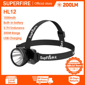 Superfire Hl12 cảm biến Đèn pha 90 độ ROTARY Đèn làm việc không thấm nước cho ngoài trời