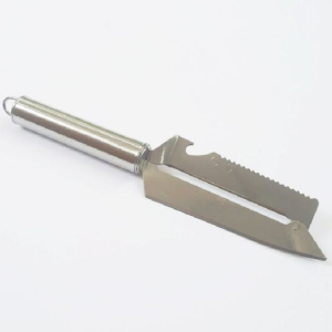 Dao bào inox chuyên gọt rau củ không gỉ an toàn 2 LƯỠI SẮC BÉN. Dao bào siêu bén có móc treo kiêm dụng cụ mở hộp