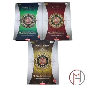 Al Quran Andalus A44 Warna Edisi Waqaf Ibtida Terbaru (Mujam - Terjemahan Perkata)