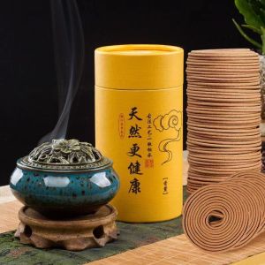 Natural Sandalwood Incense Coils With Burner Set - Aromatic Natural Fragrance