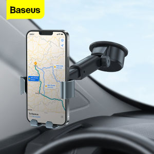 Baseus Car Gravity Phone Holder Strong Suction Cup Mount Car Universal Holder for 4.7-6.5 inchs Mobile Phone for Phone 13 12 11 X Samsung Xiaomi Huawei Realme Oppo Vivo