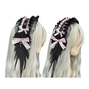 Thanh lịch Bowknot Headband phụ nữ Tóc Họa Tiết vải Phụ kiện tóc cho tiệc đám cưới và buổi tối tổ chức sự kiện