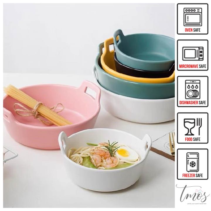 TMOS Ceramic Nordic Oven Bakeware Tray Bowl Cookware Dish