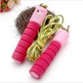 Tali Lompat Skipping Dengan Penghitung Loncatan / Tali Skipping / Jump Rope Skipping Soft Handle with Counter. 