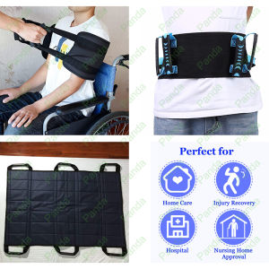 PANDA Sabuk transfer pasien orang tua Sabuk pengangkat pasien Papan transfer bantalan ranjang Angkat pasien Reinforced Nursing Transfer Pad for Elderly Patient Lifting Walking Moving Gait Transfer Belt [Stok&Pengiriman Cepat]