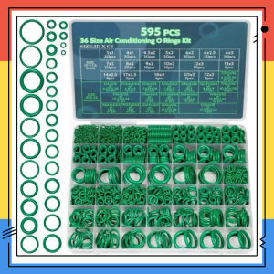 595Pcs Air Conditioning O Ring Kit 36 Size Assortment Set for Compressor Automotive A/C Plumbing