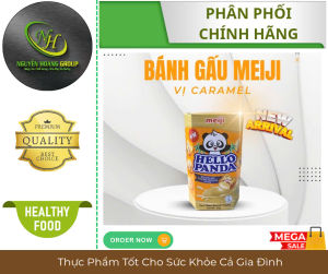 MEIJI - Bánh Hello Panda Caramen 40gr