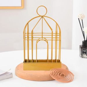 DR Creative Hanging Mosquito Incense Stove Mosquito Incense Coil Holder Style Birdcage Shape Iron Tempat Letak Ubat Nyamuk