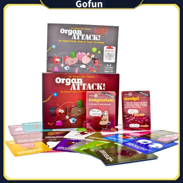Organ Game Organ Attack Cards Board Game For Famliy Party Game Gift | Lazada PH