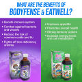 Kids Bodyfense Immune-Boosting Vitamin C, Zinc & Iron and EatWell Veggies & Berries Appetite Booster Vitamins & Minerals. 