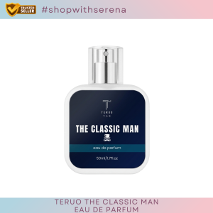 Teruo The Classic Man Eau De Parfum for Men Long Lasting Fresh Masculine Fragrance Daily Use High Quality Elegant & Luxury Scent Up to 8 hours EDP Perfume Cologne Body Spray for Him Premium Quality 50ml
