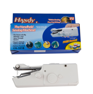 Portable Mini Hand Sewing Machine Quick Handy Stitch Sew Needlework Cordless Clothes Fabrics Household Electric Sewing Machine