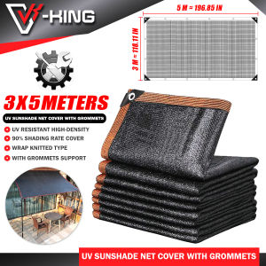 V-KING Anti-UV Sunshade Net Waterproof Garden Shade Net Cover with Grommets 90% Net Shade Outdoor Waterproof
