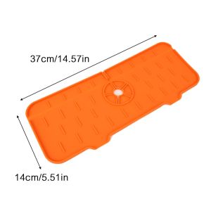 Nhiều phong cách Vòi Nước Nhà Bếp giật gân tấm lót ráo nước Silicone Vòi chậu Catcher Thảm thấm hút bảo vệ bàn bếp