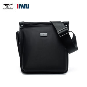 SEPTWOLVES túi đưa thư nhỏ cho nam không thấm nước Oxford iPad ngăn đeo chéo nam giới túi nhỏ cho văn phòng làm việc giản dị