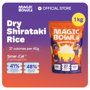 1kg Magic Bowl Dry Shirataki Rice | Low Calorie |  68 Calories per 100g | Gluten Free | Sugar Free