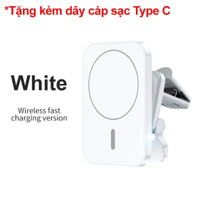 Sạc Nhanh Không Dây 30W Kiêm Giá Đỡ Điện Thoại Trên Ô Tô