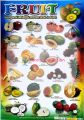 Paket 6 Poster Edukasi Anak Lengkap Belajar Buah Huruf Abjad ABC Angka Sayuran Hewan Kendaraan. 
