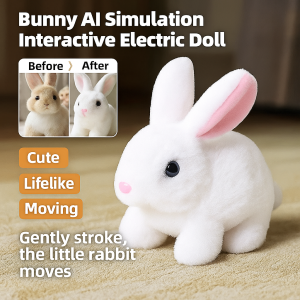 🐰My Little Bunny Ai Simulation Interactive Toy Can Walk And Talk Realistic Bunny Educationaltoy Children’S Present
