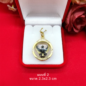 จี้พญาครุฑ องค์ดำปิดทอง เสริมบารมี งานสวย ค้าขายร่ำรวย มีโชคลาภ จี้ทอง ชุบทอง สามารถใส่ได้ทุกโอกาส ทองไมครอน พร้อมส่ง