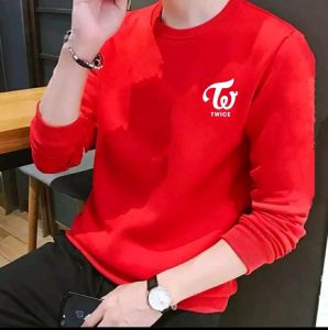 Sale Spesial Sweater Keren Crewneck Elegan Kaos Pria Trendy Sweatshirt Kasual Sweter Cowo Baju Twice