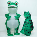 Frog Inflatable Costume Kid Adult Boy Men Cosplay Suit Blow Up Halloween Carnival Party Antroxu Comic Animal Cute Green Tadpole. 