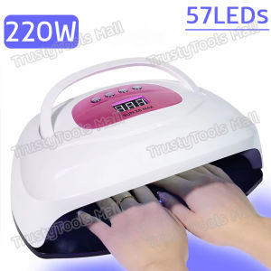 เครื่องอบเล็บเจล LED 84ดวง 380W 🔥สำหรับมือทั้งสองข้าง🔥 แห้งเร็ว10วิ (อบสีเจลทุกชนิด) แสงสีแดงไม่ทำให้มือดำ