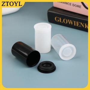 ZTOYL 10pcs 33x54mm nhựa lon rỗng chai con dấu phim trường hợp hộp chứa cho các phụ kiện nghệ thuật hạt đồng xu viên thuốc câu cá hộp phim hộp lưu trữ
