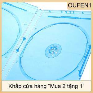 [COD] OUFEN1 1PC nhựa đơn đôi 3 4 mảnh đĩa CD trò chơi trường hợp bìa dày CD DVD đĩa bảo vệ hộp lưu trữ tổ chức