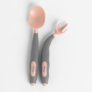 Set Thìa Dĩa Muỗng Uốn Cong 360 độ Cho Bé Tập Xúc Ăn Dặm ANBE VIETNAM Uốn Cong 360 Độ Chính Hãng TDA01