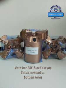 Mata bor pdc drill bit 127 mm 4wings