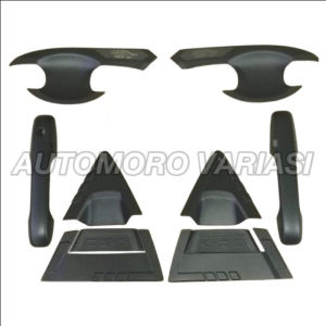 PAKET COVER HANDLE OUTER HANDLE DAN TANK COVER HONDA HRV 2022 2023 2024 2025 up HITAM Doff & Carbon