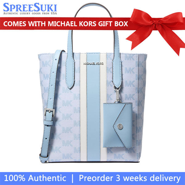 Michael Kors Handbag In Gift Box Vincent Small Logo Jacquard