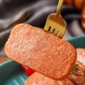 Mr.Squirrel 340g Luncheon Meat Korean style Canned Goods Ready Purefoods (Mix of Chicken & Pork) Luncheon meat Wholesale. 