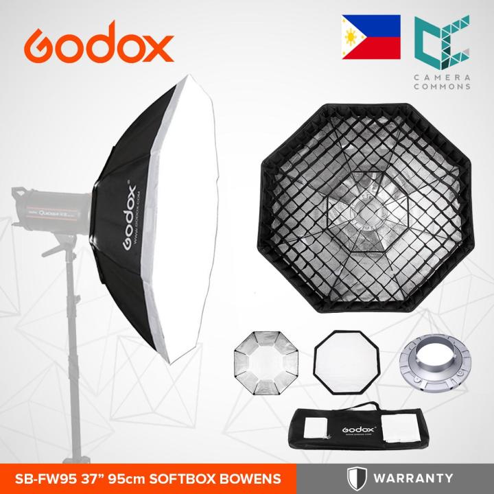 Godox SB-FW95 37 95cm Octagon Softbox Bowens Mount Ring with Grid ...