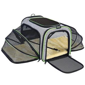 Expandable Cat Bag Large Pet Bag Pet Carrier Cat Carrier Bag Beg Kucing Travel Murah Dog Carrier Bag Pet Travel Carrier 貓包