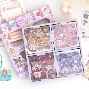 Stiker SENMU Isi 20 40 100 Lembar Dekorasi Buku Journal Laptop Anak dengan Gambar Karakter Lucu dan Berwarna-warni