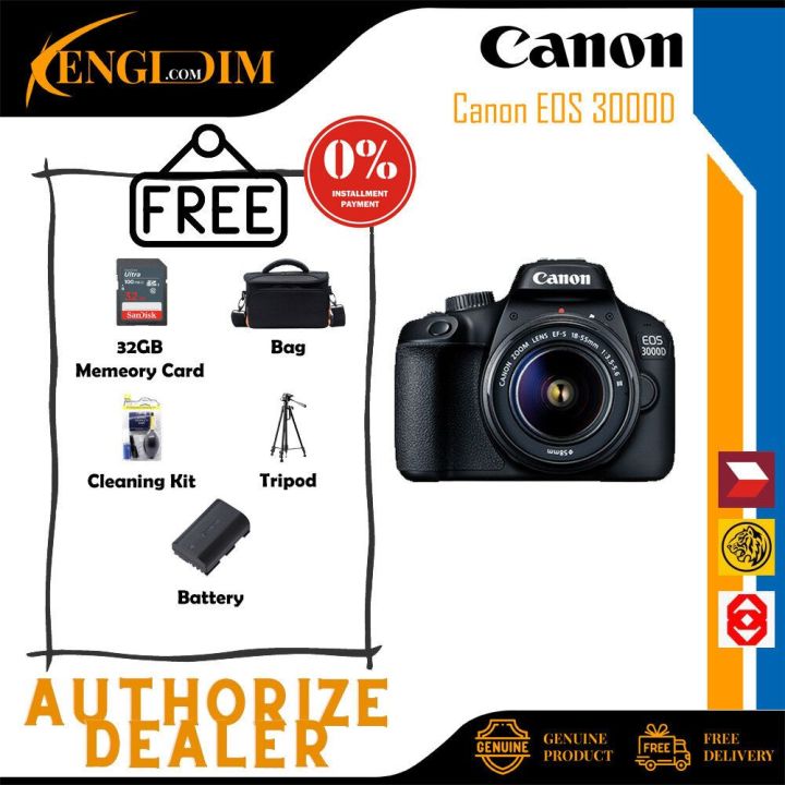 Canon deals 3000d price