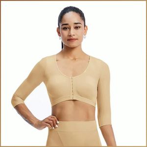 Sports Top High Fit Gathering Shapewear Long-lasting Non-deformation Zero-tie Shockproof Vitality