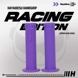 Hayaidesu Handgrip RACING (OPEN BAR END) - Hand Grip Motor Balap (Ujung Terbuka)