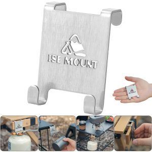 【New Arrival】 Portable Camping Stove Gas Canister Hook Stainless Steel Hanging Holder for Hiking and Outdoor Activities