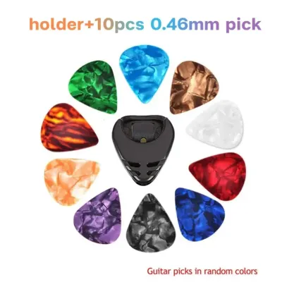 1/10 pcs Triangle Guitar Picks Anti-slip Style ABS Material Picks Ukulele Guitar Picks Acoustic Celluloid Picks
