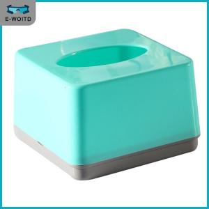 【E-WOITD】 กล่องกระดาษทิชชูพลาสติกทรงสี่เหลี่ยมใช้ในเชิงพาณิชย์กล่องกระดาษทิชชู่สำหรับบ้านร้านอาหารห้องนั่งเล่นพิมพ์โลโก้ได้ง่าย